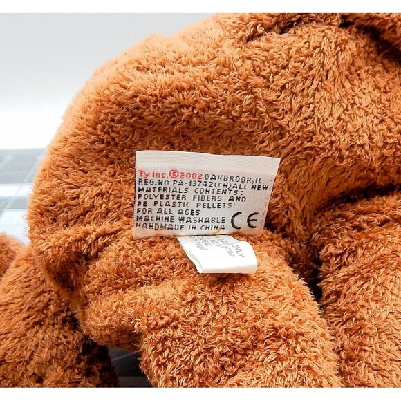 Ty Pluffies Tylux Giraffe Lion Monkey Beanbag Terry Plush Stuffed Animal Set/3 - Picture 12 of 14